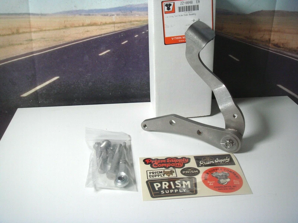 Harley Pedal de Freno Eslinga Disparo Generador Estilo Inoxidable Personalizado V-Twin 22-0848 Y1 Foto 3 de 4
