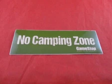 "No Camping Zone" GameStop Call of Duty Green Promo Sticker