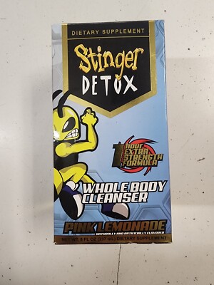 Stinger Detox Whole Body Cleanser 1 Hr Extra Strength Pink Lemonade 8 Fl Oz 