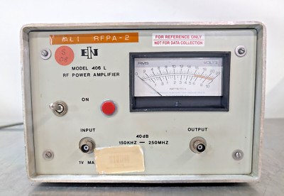 ENI 406 L Laboratory RF Amplifier, 40dB, 5W, 150kHz - 250 MHz