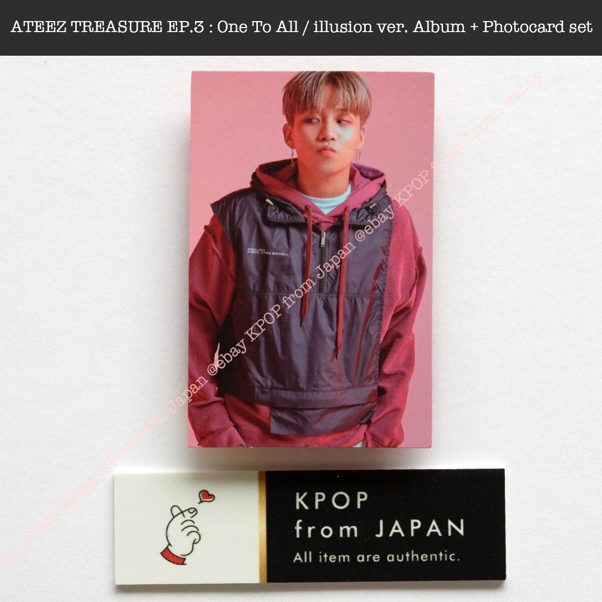 JONGHO ATEEZ TREASURE EP.3 : One To All / illusion ver JONGHO ATEEZ TREASURE EP.3 : One To All / illusion ver