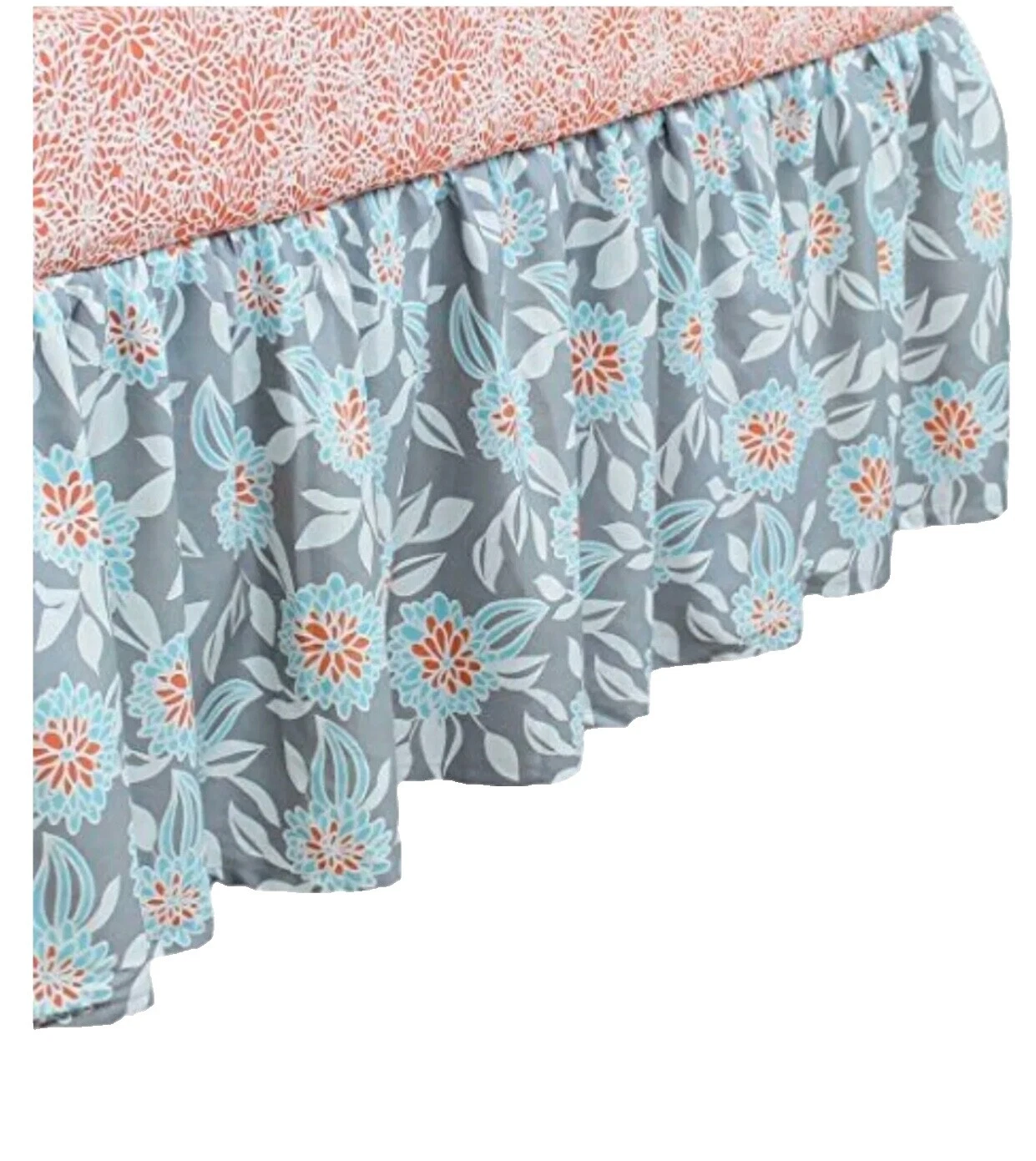 Faldas de cuna cuna de jardín y volantes de Polvo