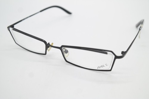Vintage Axel S. AX 682 Black Square Glasses Frame Eyeglasses NOS - Picture 3 of 6