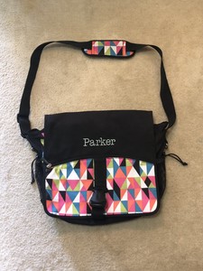 Pottery Barn Teen Messenger Bag With Monogram Parker Ebay
