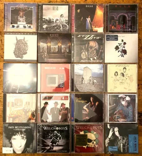 240 Punk/Metal/Rock CDs - Misfits, Todd Rundgren, Metallica, Mastodon, Mayhem &