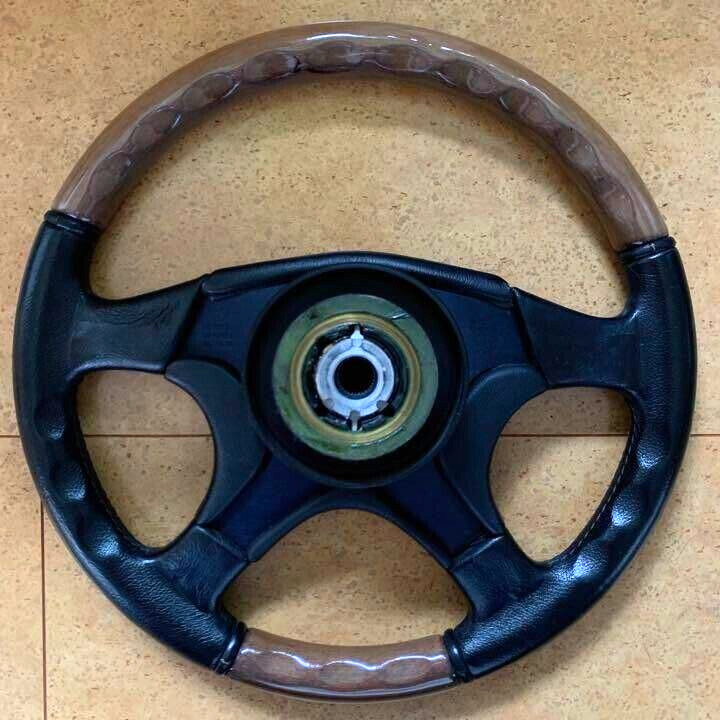 MOMO Olympic Ⅲ Wood combination leather black TYP MAL36 Steering Wheel