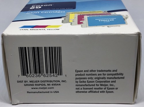 Epson 60 Color Inkjet Cartridges Remanufactured Buy Now - Picture 2 of 6