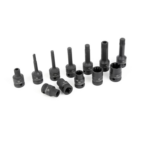 12pcs Impact Brake Caliper Special Socket Set For BMW/Audi/VW/Porsche/Benz/Ford - Picture 3 of 6