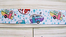 7/8" Vintage Camper Grosgrain Ribbon - BTY