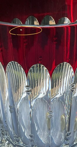 Waterford Crystal Mixology Talon Red Ice Bucket Cut to Clear New - Picture 4 of 10