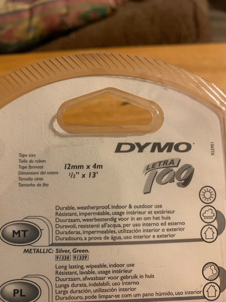 DYMO Letra Tag Plastic Labels: Set Of 2 NEW | eBay