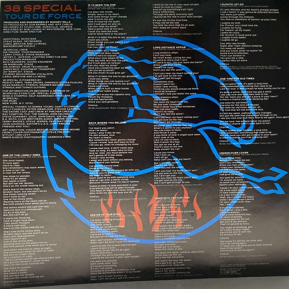 38 Special - Tour de Force - Donnie Van Zant - Vinyl JAPAN 38 Special - Tour de Force - Donnie Van Zant - Vinyl JAPAN