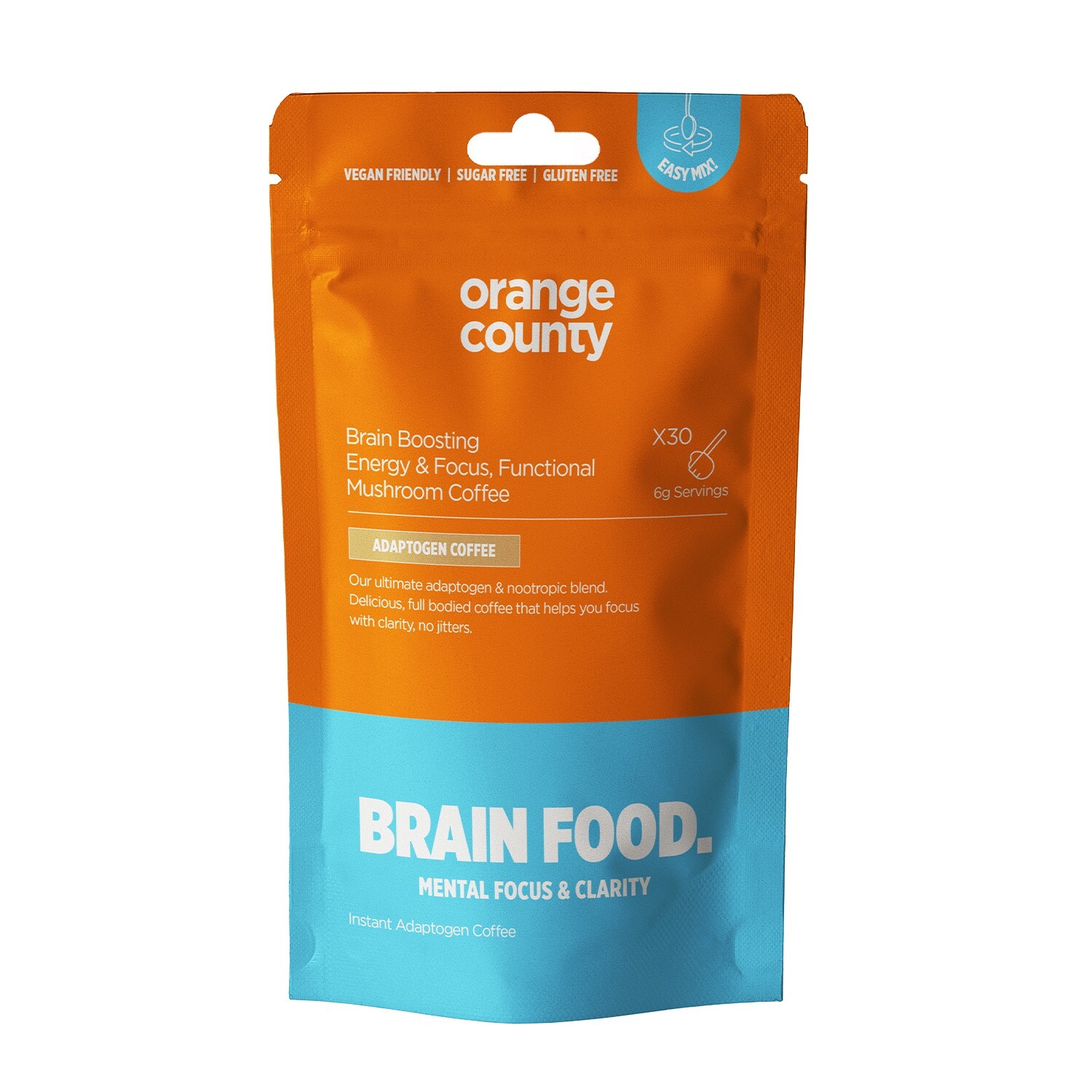 Energy & Focus Adaptogen | Brain Food. Mushroom Drink (Coffee Flavoured)
