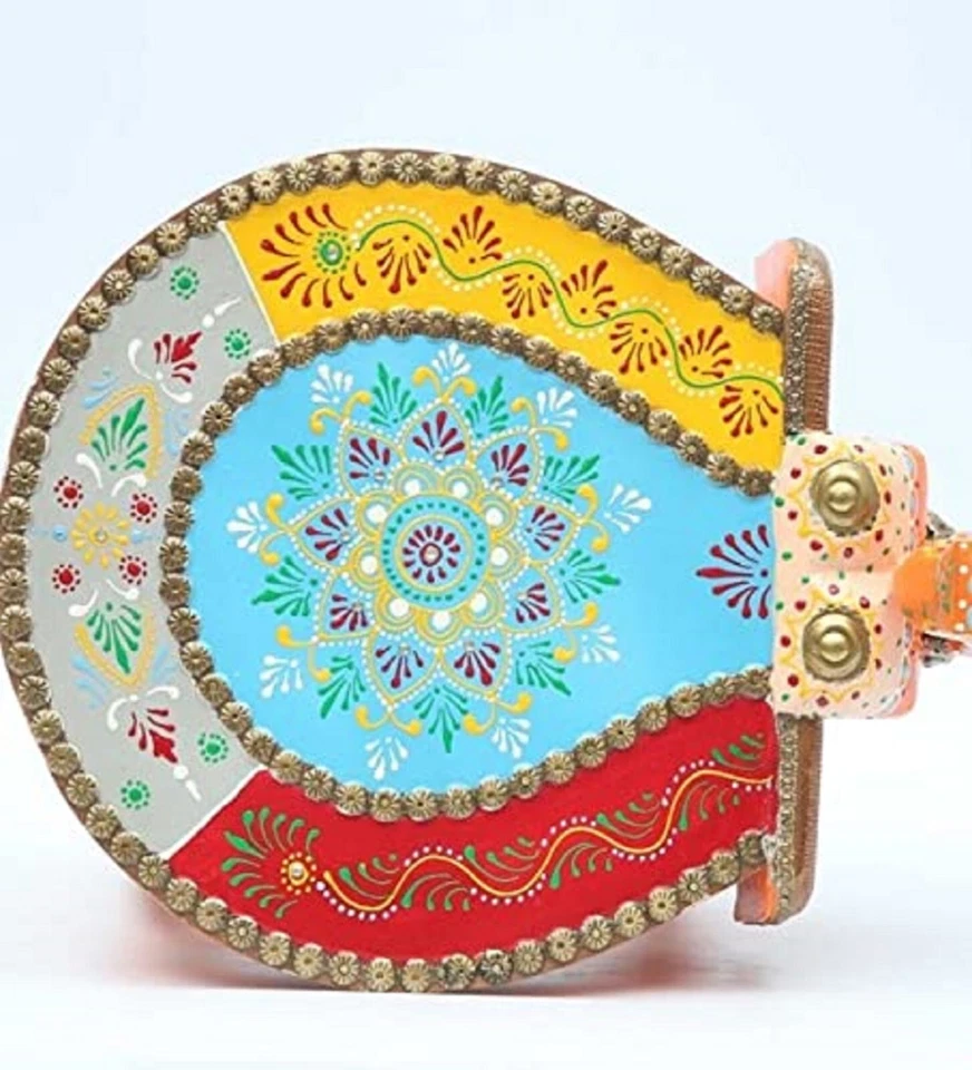 Indian Handmade Wooden Elephant Shape Stool, Kids Stool, Gifts, Room Side Stool - Image 2 of 4