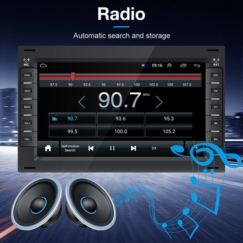 7" Android13 Autoradio GPS 1+32GB Für BORA POLO MK5 SHARAN JETTA MK4 CITI CHICO - Bild 7 von 12