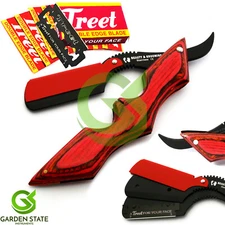 Professional Hair Removal Shaving Razor Batman Style Wood/H Barber Accessories 