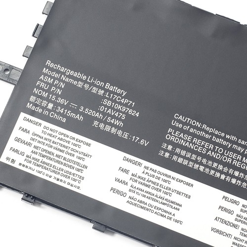 L17C4P71 L17M4P71 SB10K97624 Battery For Lenovo ThinkPad X1 Yoga 3rd Gen 2018 - Picture 8 of 10