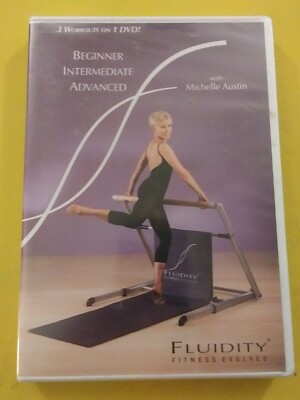 Fluidity Fitness Evolved DVD Michelle Austin Beginner Intermediate Advanced NEW