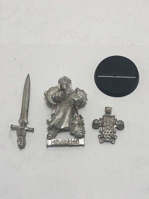 Warhammer 40k Black Templar Bits Emperor's Champion 2000 METAL OOP From The Box