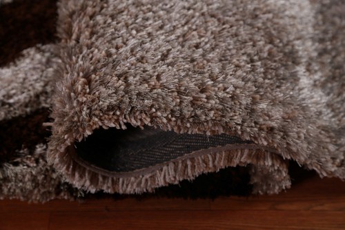 Abstract Indian Hand-tufted Rug 5x8 ft Modern Shaggy Carpet - Picture 11 of 17