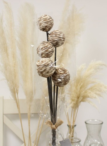 Hand Tied Bouquet of Exotic Wooden & Dried Flowers 12-18 Natural Floral Filler - Picture 18 of 26