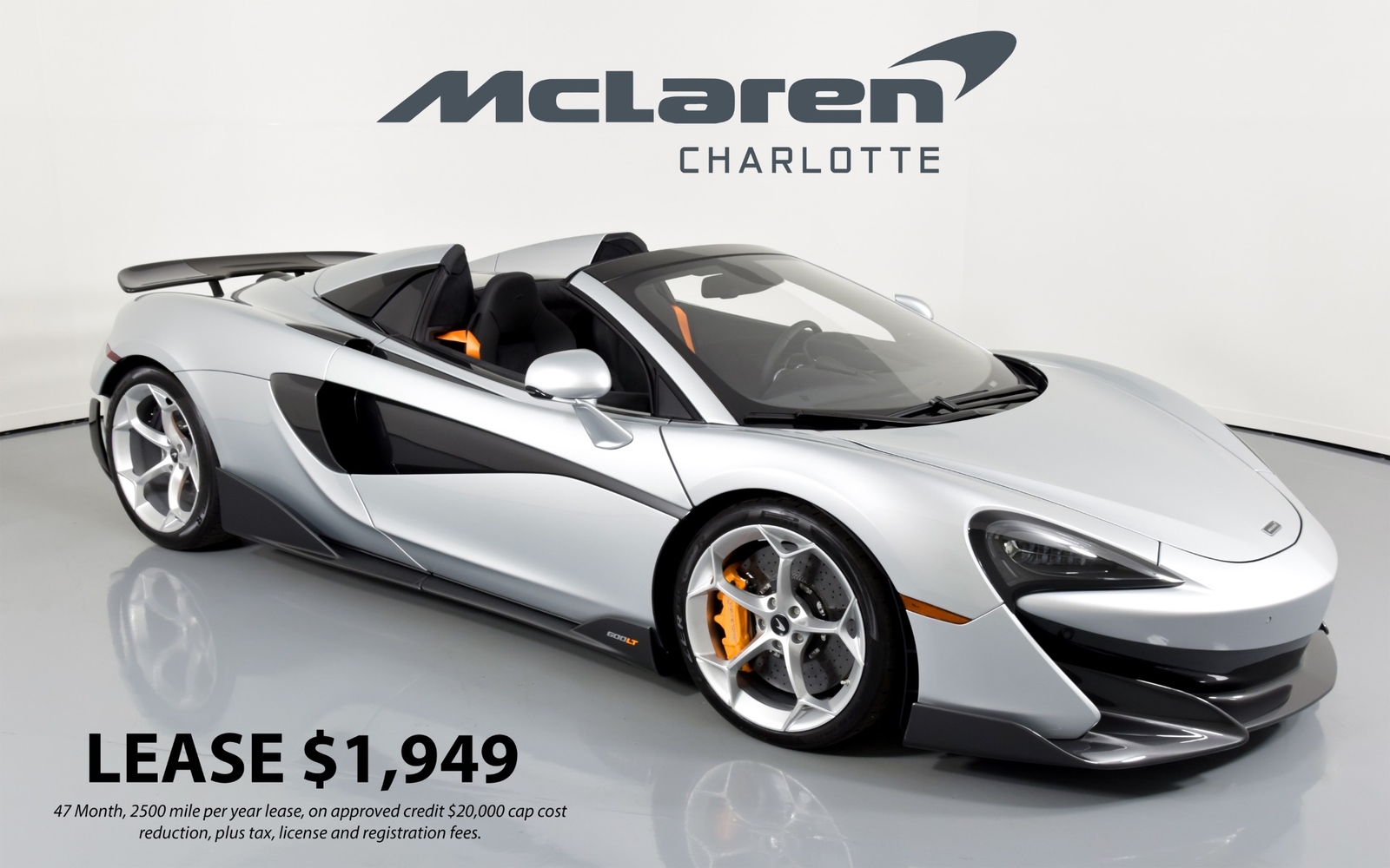 2020 McLaren 600LT Spider 2020 McLaren 600LT Spider, Silver with 163 Miles available now!