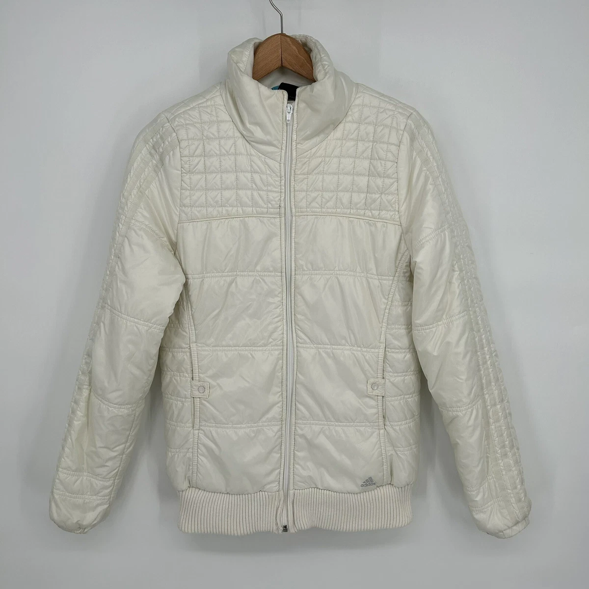 Adidas quilted jacket best sale womens