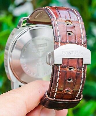 Panerai 104 Luminor Marina Black Boxes Alligator Deploy Panerai 104 Luminor Marina Black Boxes Alligator Deploy