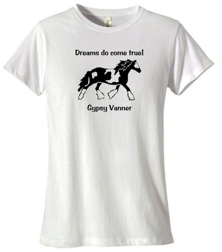 Gypsy Vanner Cob Horse My Obsession, Any Questions? T-shirt Choices - Picture 7 of 9
