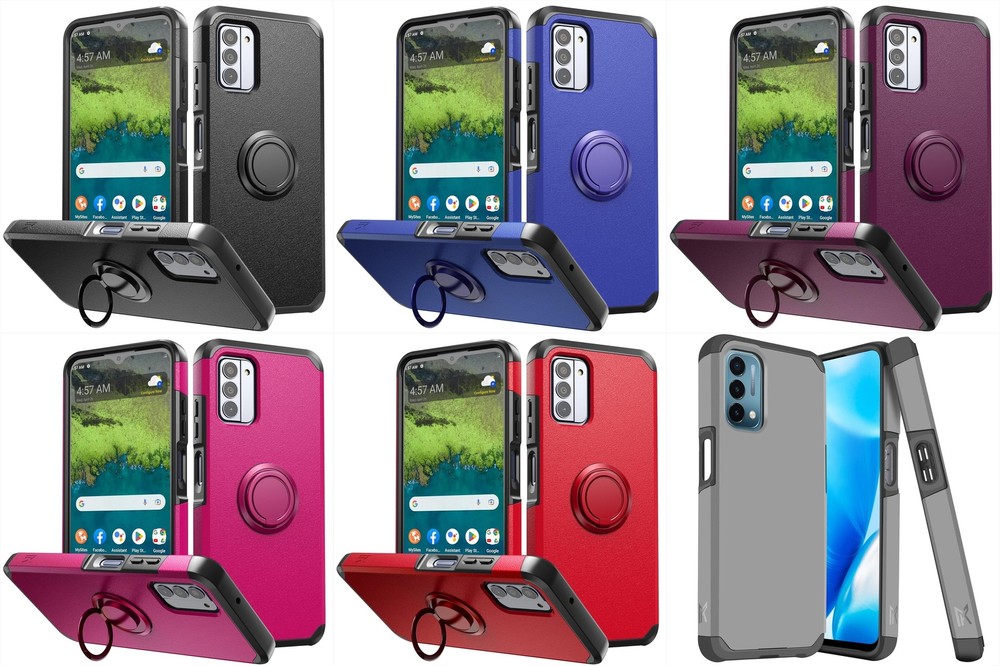 For Nokia G310 5G Tough Hybrid With Ring Stand