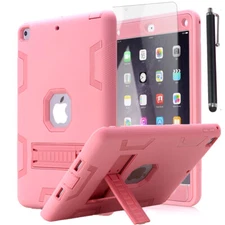 iPad Air 2 Case(9.7") Case Heavy Duty Shockproof Rugged Cover+Screen Protector
