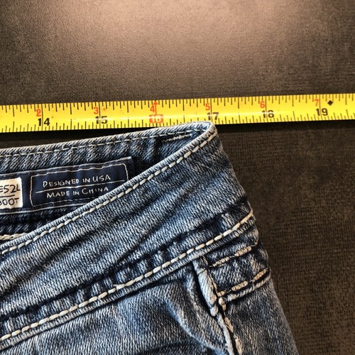 Miss Me (Buckle) JE5014E52L Easy Boot Embroidered Pockets Women's Jeans 32x33 - Picture 12 of 17