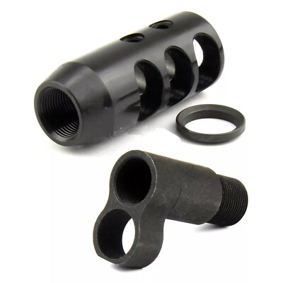 M1 Garand Muzzle Brake Adapter 5/8x24 with Competition Muzzle Brake
