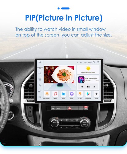13,1''Android GPS Autoradio 8+128G für Mercedes benz Vito W447 2014-2021 carplay - Bild 10 von 24