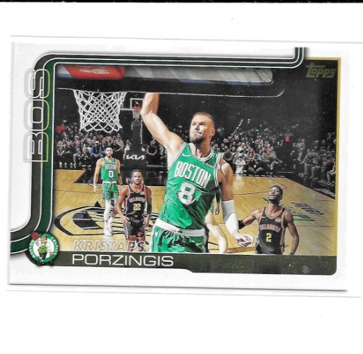 Kristaps Porzingis 2025-26 Topps Golden Mirror Parallel SSP #3