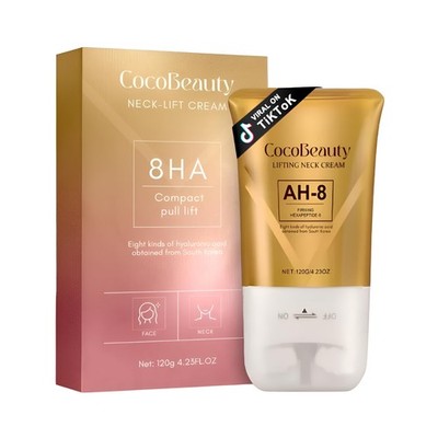 COCOBEAUTY AH-8 Neck Lift Cream With Roller - Firming  Lifting Cream for Neck...