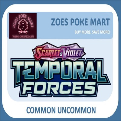 TEMPORAL FORCES - COMMON/UNCOMMON - SELBER AUSSUCHEN - POKEMON - MULTIBUY RABATT