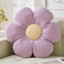 Flower Pillow, Cute Daisy Pillow Flower Shaped Throw Pillow Cushion Seating 1...