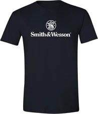 Smith & Wesson Officially Licensed Men's Short Sleeve Crew Neck T-Shirt, S&W Cla