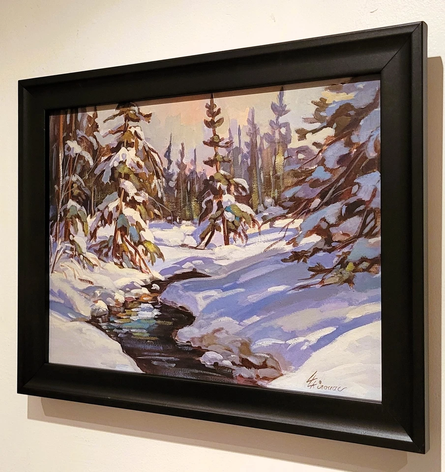 Louise Lecor Kirouac (1939-2018) - Pintura al óleo original - Artista canadiense Foto 4 de 4