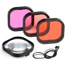 4 Pack Underwater Dive Filters for GoPro Hero 8 9 10 11 12 13 Black Official ...