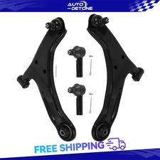 4X Front Lower Control Arm & Ball Joints Tie Rod For Suzuki Grand Vitara 2006-13