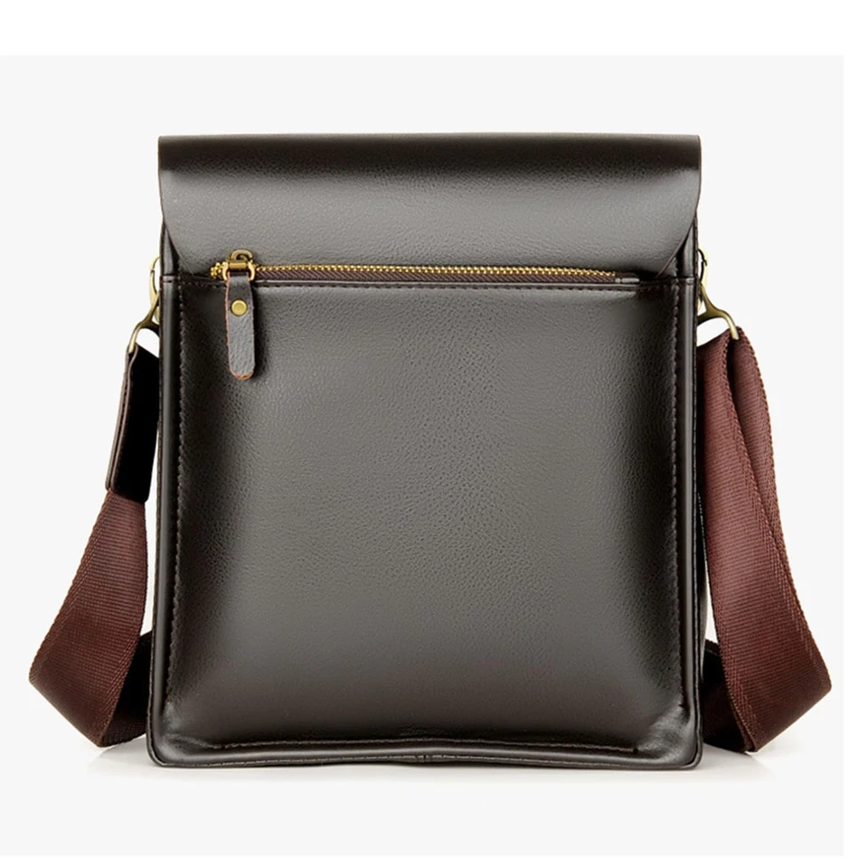 Bolso Bandolera para Hombres, Bolso de Hombro Mensajero de Cuero para Mujeres Hombres Cartera Viaje... Foto 4 de 4