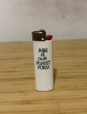 Lil Peep "Ash Is Our Purest Form" Bic Lighter White (2020)  emo goth music rock