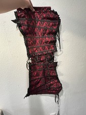 Floral Lace Vintage 90s Romantic Corset Cinched Waist Size XXL