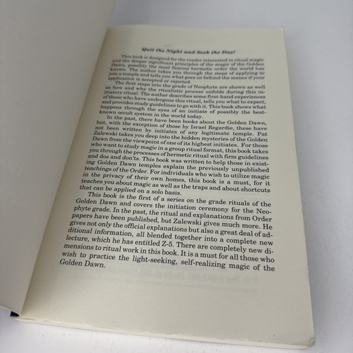 Z-5 Secret Teachings Golden Dawn, Book 1 Neophyte Ritual (1991 First Edition - Picture 5 of 17