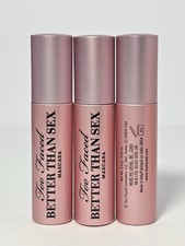 X3 Too Faced Better Than Sex Mini Masacara - Black - 0.13 fl oz