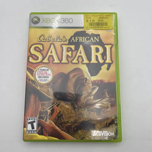 Cabela’s African Safari – Xbox 360 – 2006 – With Manual