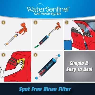 Deionized Water Hose Inline Filter Car Wash System SF-20W Spotless Water Filter