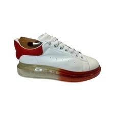Alexander McQueen Oversized Sneakers Shoes Leather Red White Men's 43D EU 10D US